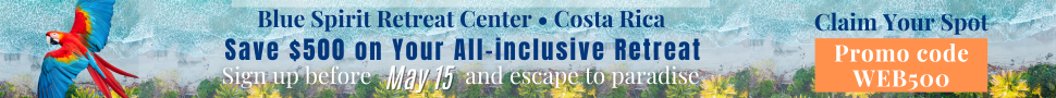 Escape to Paradise in the Beautiful Blue Zone of Costa Rica - save $500 with promo code WEB500