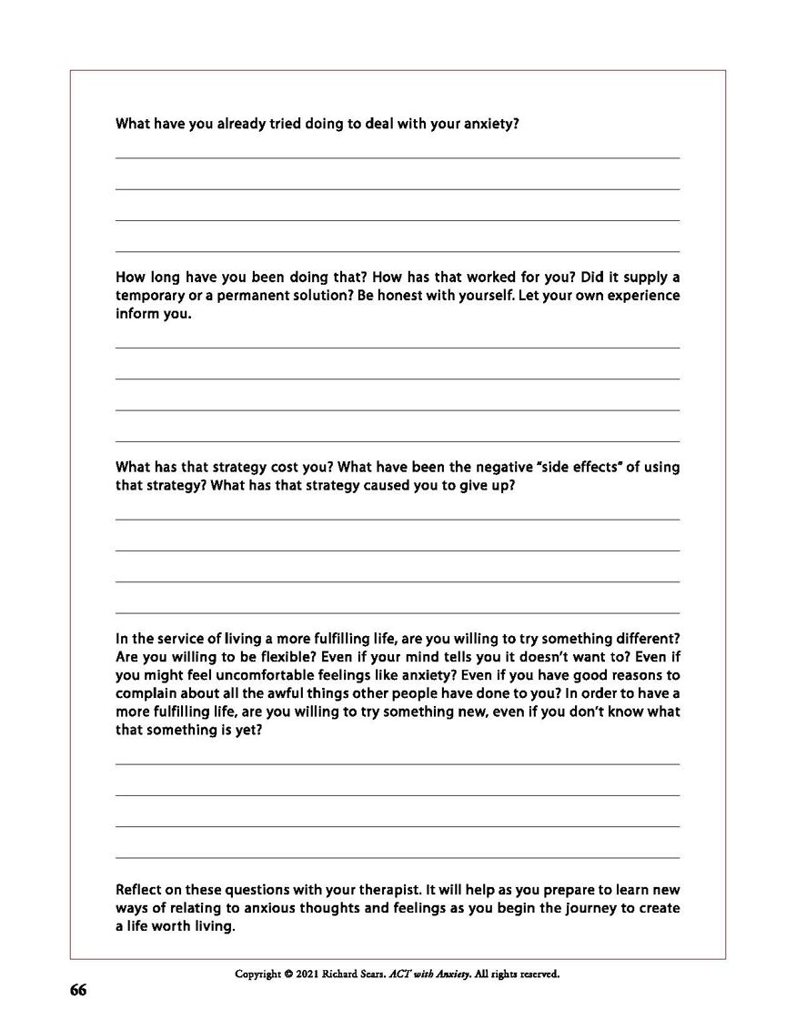 Anxiety and the Avoidance Trap