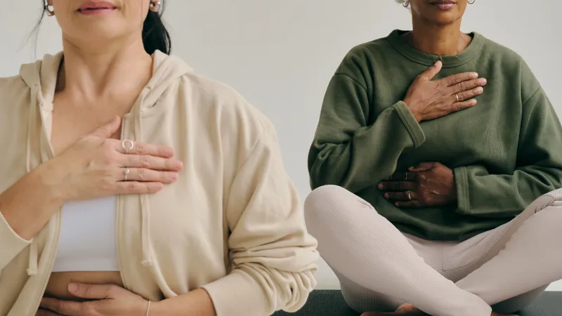 Mindfulness Practice Women Meditating